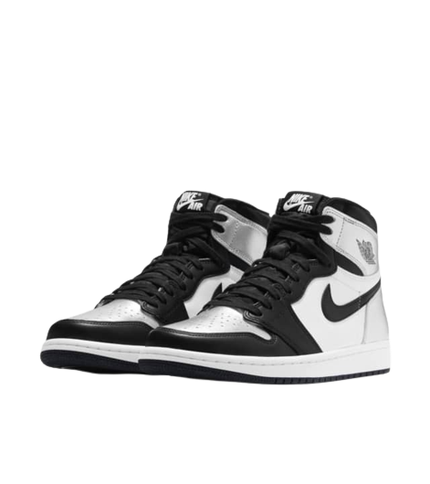 Air Jordan 1 High Silver Toe